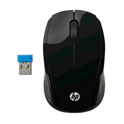 HP 200 Mouse Wireless 1.300 DPI Colore Nero