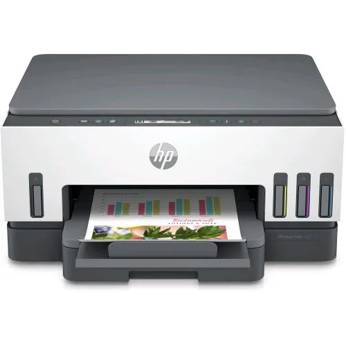 HP Smart Tank 7005 Stampante Multifunzione Ink Jet a Colori A4 Wi-Fi F/R USB 15PPM