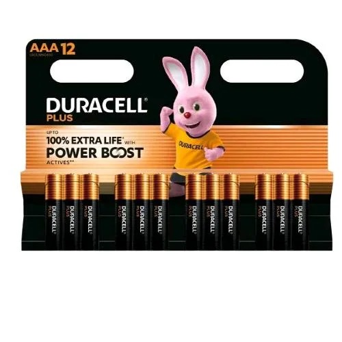 Duracell Plus Powerboost Ministilo AAA Conf 12 Pz.