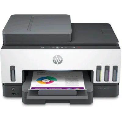 HP Smart Tank 7605 Stampante Multifunzione Ink Jet a Colori A4 Wi-Fi USB 15PPM 4800 x 1200