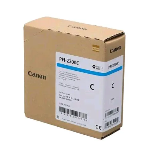 Canon Pfi-2300C Ink Jet Ciano 330 ml per Canon GP-2000 / GP-4000