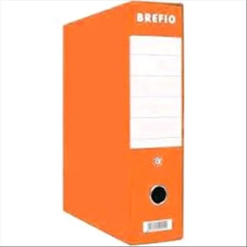 Brefiocart Registratore Formato Protocollo 285X350X80 mm Col. Arancio Fluo Conf 12 Pz.
