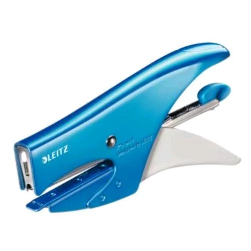 Leitz Cucitrice 5547 A Pinza Caricamento Posteriore Capacita fino a 15 Fogli 150 Punti Tipo Punti Numero 8 Passo 6/4 mm Turchese