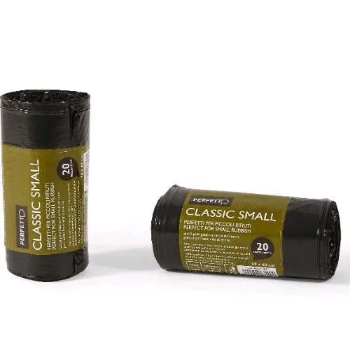 Perfetto Sacchi Immodizia 50X60 cm Rotolo a Strappo Nero Conf 20 Pz.