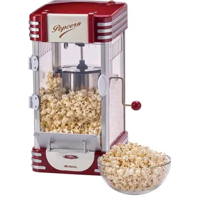 Ariete Party Time Popcorn Popper XL 2953 Macchina per Pop Corn 310W Colore Rosso