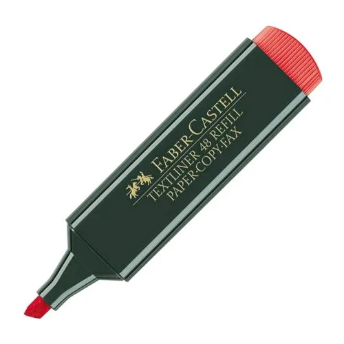 Faber Castell Faber-Castell Evidenziatore Textliner 48 Rosso 10 pz