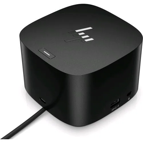HP Thunderbolt Dock G4 Docking Station 4 x USB 3.2 GEN1 1 x USB-C 3.2 GEN2 1 x USB-Thunderbolt Video 1 x Rete RJ-45 1000 Base 2 x Displayport 1 x HDMI 120 W