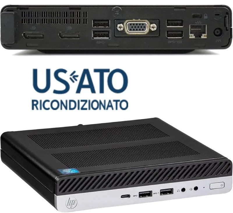 PC REF I5 8GB 512GB DM W11P I5-8500T 800 G4 TINY-MINI
