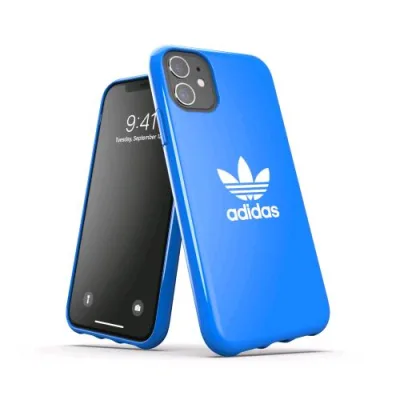 Adidas Apple iPHONE 13/13 Pro Cover in Tpu Colore Blu/Bianco