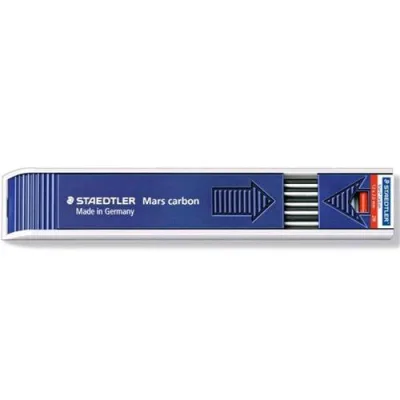 Staedtler Mars Carbon 200 Astuccio Mine 2H 2 mm Conf 12 Pz.