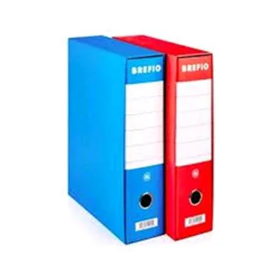 Brefiocart Registratore Formato Protocollo 285X350X80 mm Col. Rosso Conf 12 Pz.