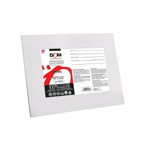 CWR Cartone Telato per Pittura 18X24 cm Bianco