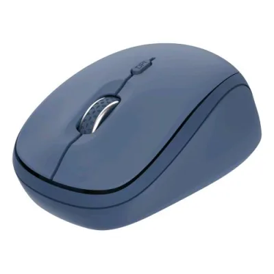 Mouse Trust Yvi+ Silent Wireless Mouse Ottico Silenzioso 2.4GHz Ambidestro 16.00DPI 4 Tasti Dark Blue