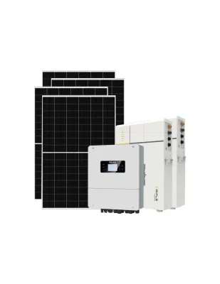 Kit fotovoltaico monofase 5460W inverter 5kW LV batteria al litio 10.6KWh TP-LD53 Solax Power