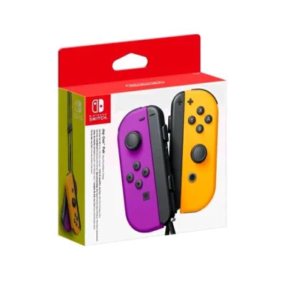 Nintendo Switch Coppia Controller Joy-con Viola e Arancione Neon