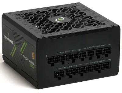 ALIMENTATORE 850W TYPHOON MODULARE 80+ 4*PCIE 6+2 6*SATA 1*24P 3*MOLEX