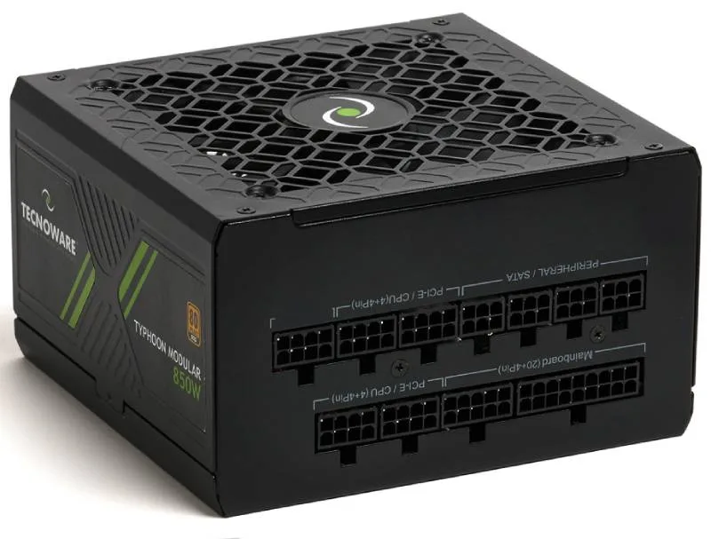 ALIMENTATORE 850W TYPHOON MODULARE 80+ 4*PCIE 6+2 6*SATA 1*24P 3*MOLEX