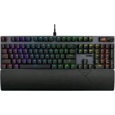 ASUS Rog Strix Scope II x Tastiera Gaming RGB Interruttori Rog NX Snow V2 Prelubrificati e con Schiuma Ammortizzante Nero