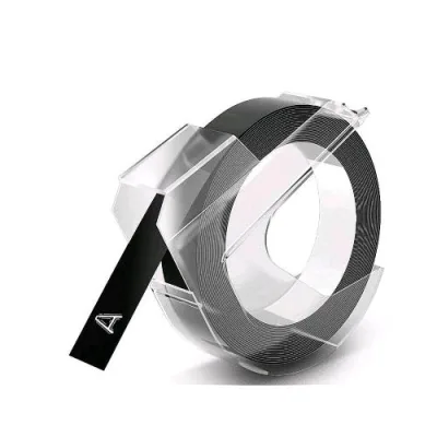 Dymo CF10 Sistema a Nastro 3D per Etichettatura a Rilievo 9 mm x 3 M Nero/Bianco