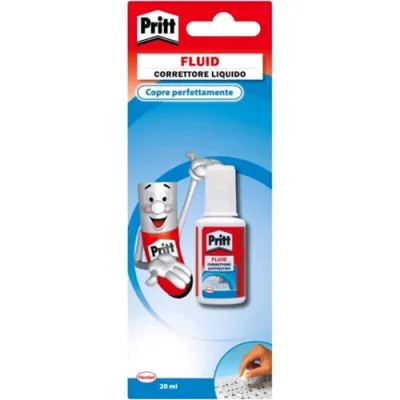 Pritt Fluid Correttore Liquido con Pennello da 20 ml Conf 10 Pz.