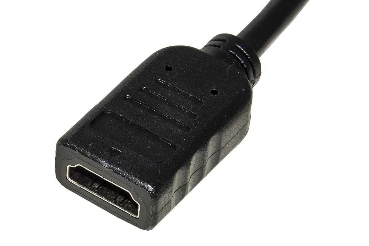 ADATTATORE DP-HDMI M/F BK 1920X1080 CON CAVO 0,15MT