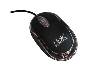 LINK LKMOS04 Mini Mouse Ottico USB 3 Tasti Nero