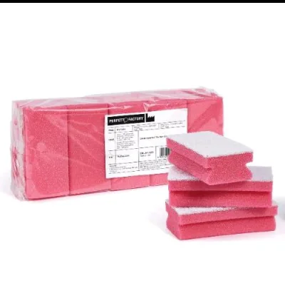 Perfetto Spugne con Fibra Antigraffio Rosso Conf 10 Pz.