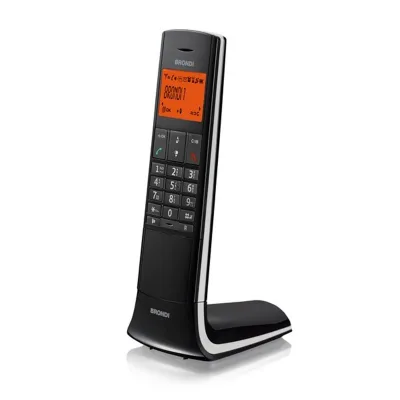 Brondi Lemure Cordless Eco DECT Design Vivavoce Colore Nero