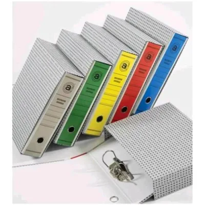 Brefiocart Universale Registratore Formato Protocollo 285X350X80 mm Col. Giallo Conf 12 Pz.