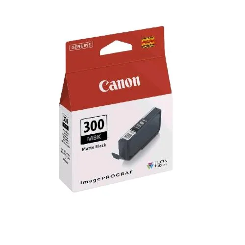 Canon Pfi-300 MBK Cartuccia Ink-Jet Nero Opaco