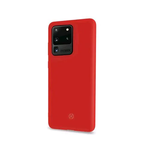 Celly Samsung Galaxy S20 Ultra Cover in Silicone Red