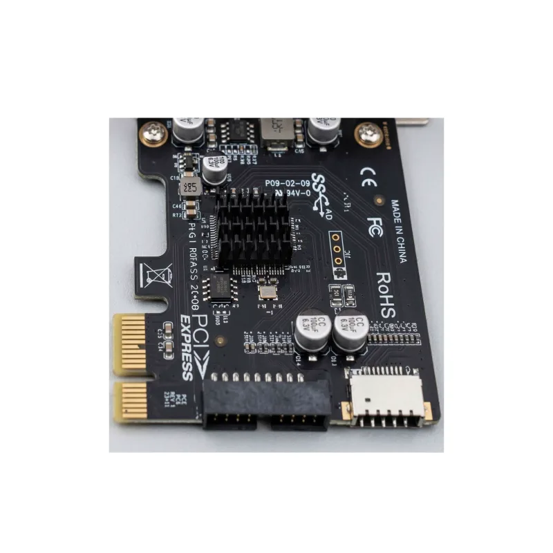 PCIE EXPANSION CARD PH61 CASE ADJ USB3.0X1 + USB3.2 GEN2X1