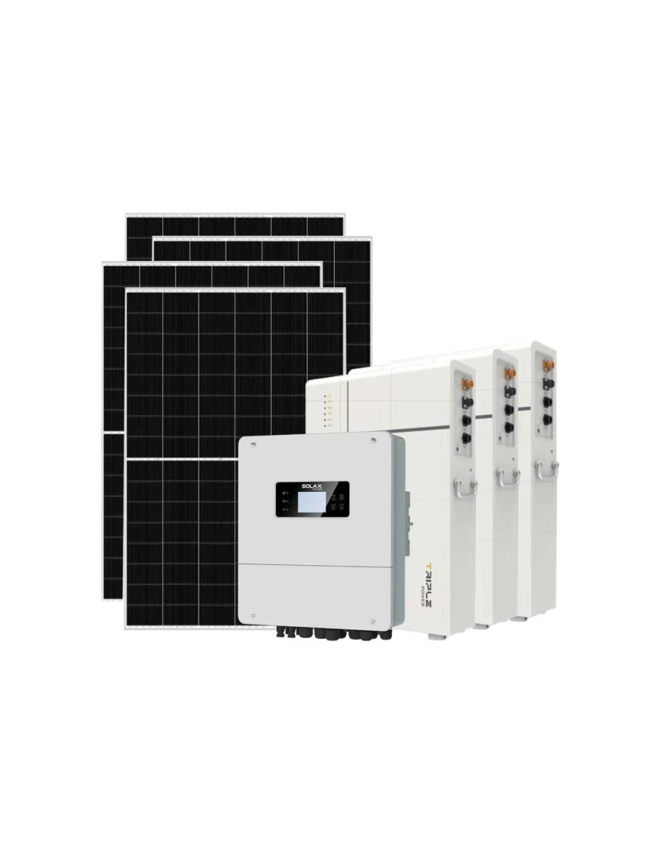 Kit fotovoltaico monofase 6370W inverter 6kW LV batteria al litio 15.9KWh TP-LD53 Solax Power