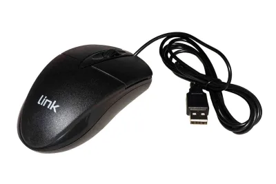 Prodotti Bulk Link Mouse Ottico USB 3 Tasti 1200 DPI Nero
