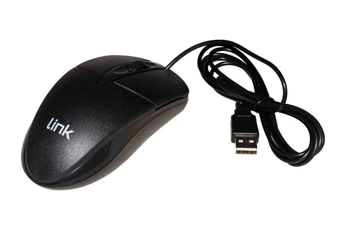 Prodotti Bulk Link Mouse Ottico USB 3 Tasti 1200 DPI Nero