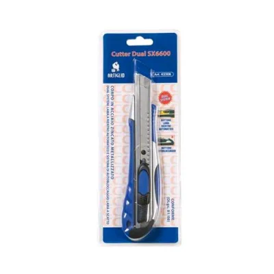 Iternet Artiglio Cutter Dual Systems SX-6600 Lama Larga 18 mm Colore Blu