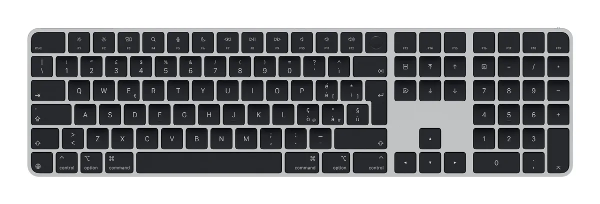TASTIERA MAGIC APPLE KEYBOARD NERO TOUCH ID TAST.NUMERICO USBC