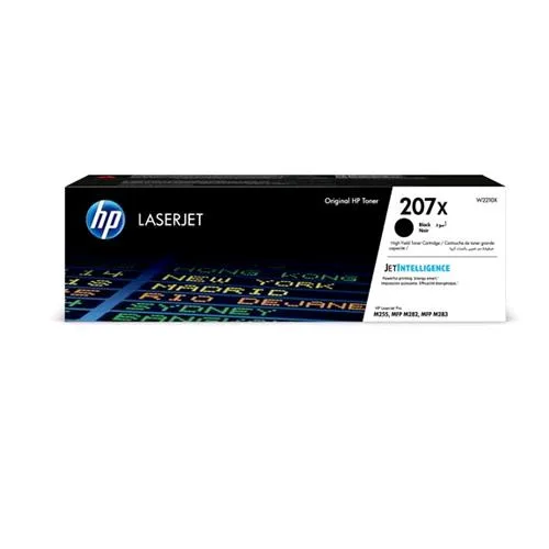 HP 207X Toner Nero Alta Resa 2.450 Pagine per Color Laserjet Pro MFP M282NW, MFP M283FDN, MFP M283FDW