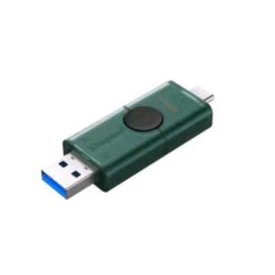 Kingston Datatraveler DUOG2 Chiavetta USB 128GB USB-A + USB-C 3.2 Gen 1 Nero Verde