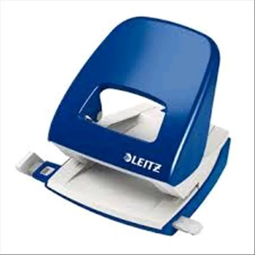 Leitz Nexxt Perforatore 2 Fori in Metallo Capacita' Foratura 30 Fogli Fori 8 mm Blu