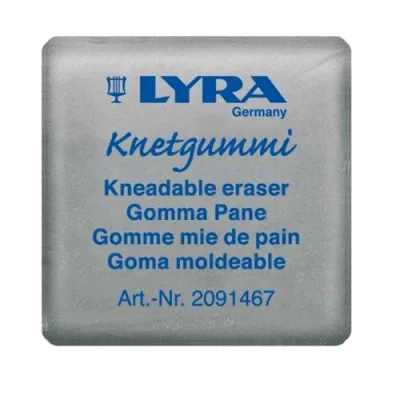LYRA Gomma Pane Rembrandt Grigio 20 pz
