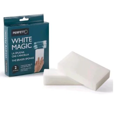 Perfetto Whitemagic Spugna Cancella Macchie Bianco Conf 2 Pz.