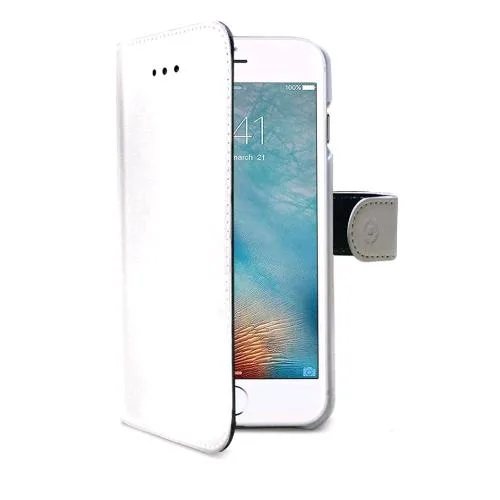 Celly Apple iPHONE Se 2020/8/7 Custodia a Portafoglio Similpelle Flap Magnetico Bianco Se 2020/8/7