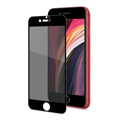 Celly Apple iPHONE Se 2020/8/7 Privacy Full Glass Proteggi Schermo in Vetro Temperato con Filtro Privacy Nero Trasparente