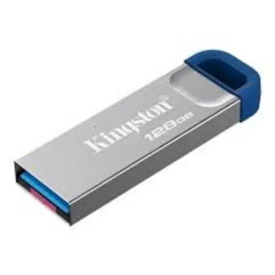 Kingston Datatraveler Kyson 128GB Chiavetta USB 3.2 GEN1 220MB/S Blu Argento