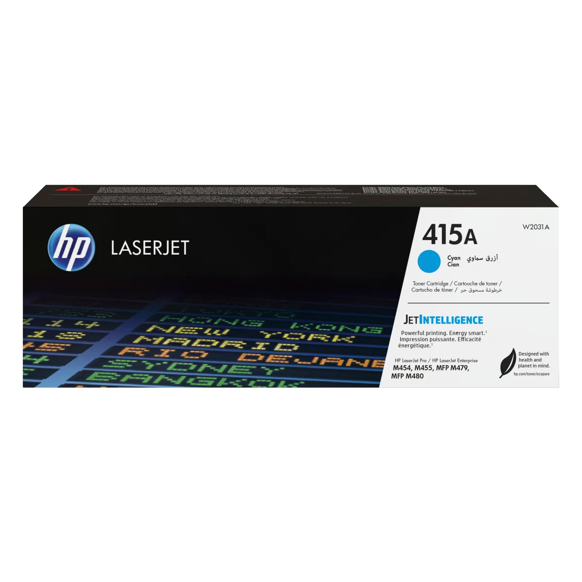 TONER HP 415A W2031A COLOR C L/J PRO M454DN 2100 PAG