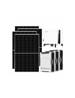 Kit fotovoltaico trifase 8645W inverter 8kW batteria al litio 15.66kWh Weco EVO 5k3