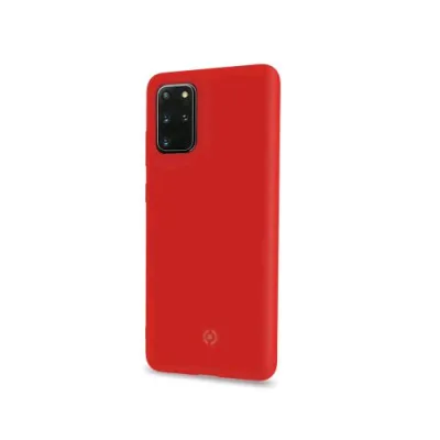Celly Samsung Galaxy S20+ Cover in Silicone Rosso