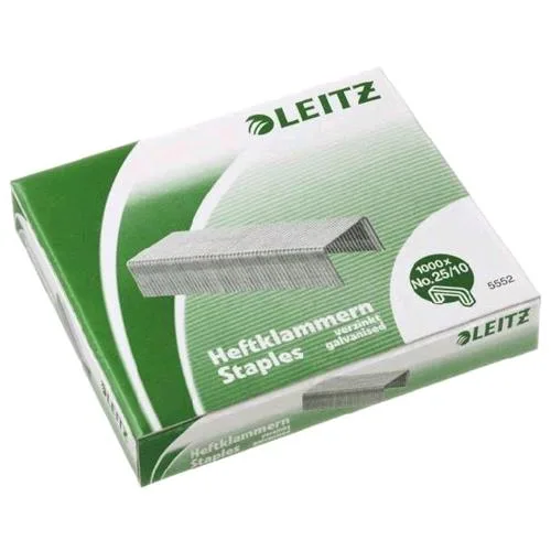 Leitz Punti Metallici Zincati 25/10 mm Confezione 1.000 Punti