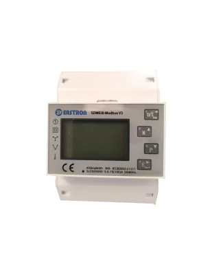 Meter trifase per inverter ibridi Deye con guida DIN